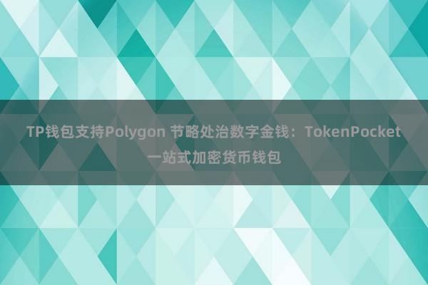 TP钱包支持Polygon 节略处治数字金钱：TokenPocket一站式加密货币钱包